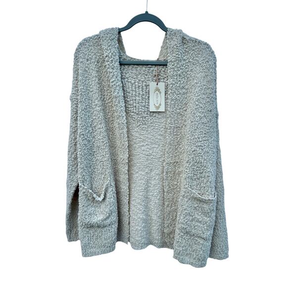 Joyfolie Mia Joy Girl’s Cassandre Cardigan in Oat Size 12 - Picture 1 of 5